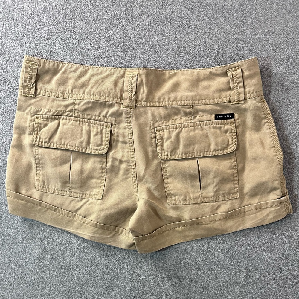 J Crew White Chino Shorts 4.5” & SANCTUARY size 29 Khaki 3” Inseam Preppy lot/2 - Picture 10 of 13